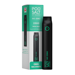 Podsalt go zero 2500 fresh mint 0mg