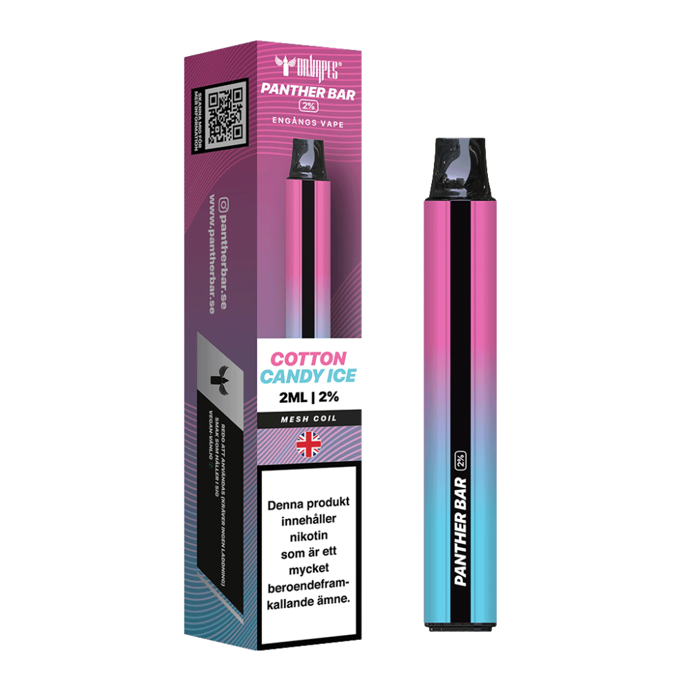 Panther bar cotton candy ice 20mg pod