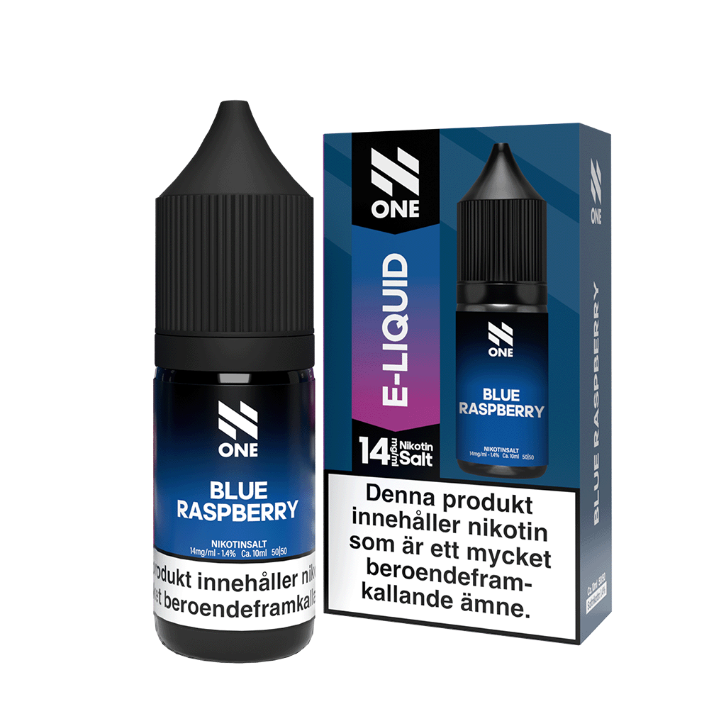 N one blue raspberry 14mg 10ml