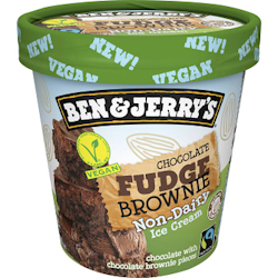 Ben & Jerry fudge brownie vegan
