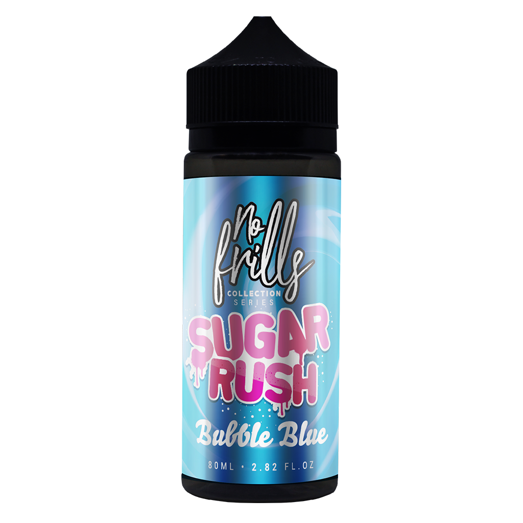 No frills sugar bubble blue 100ml