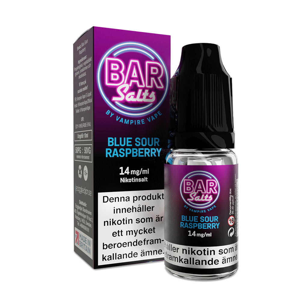 Bar salt blue sour raspberry 14mg