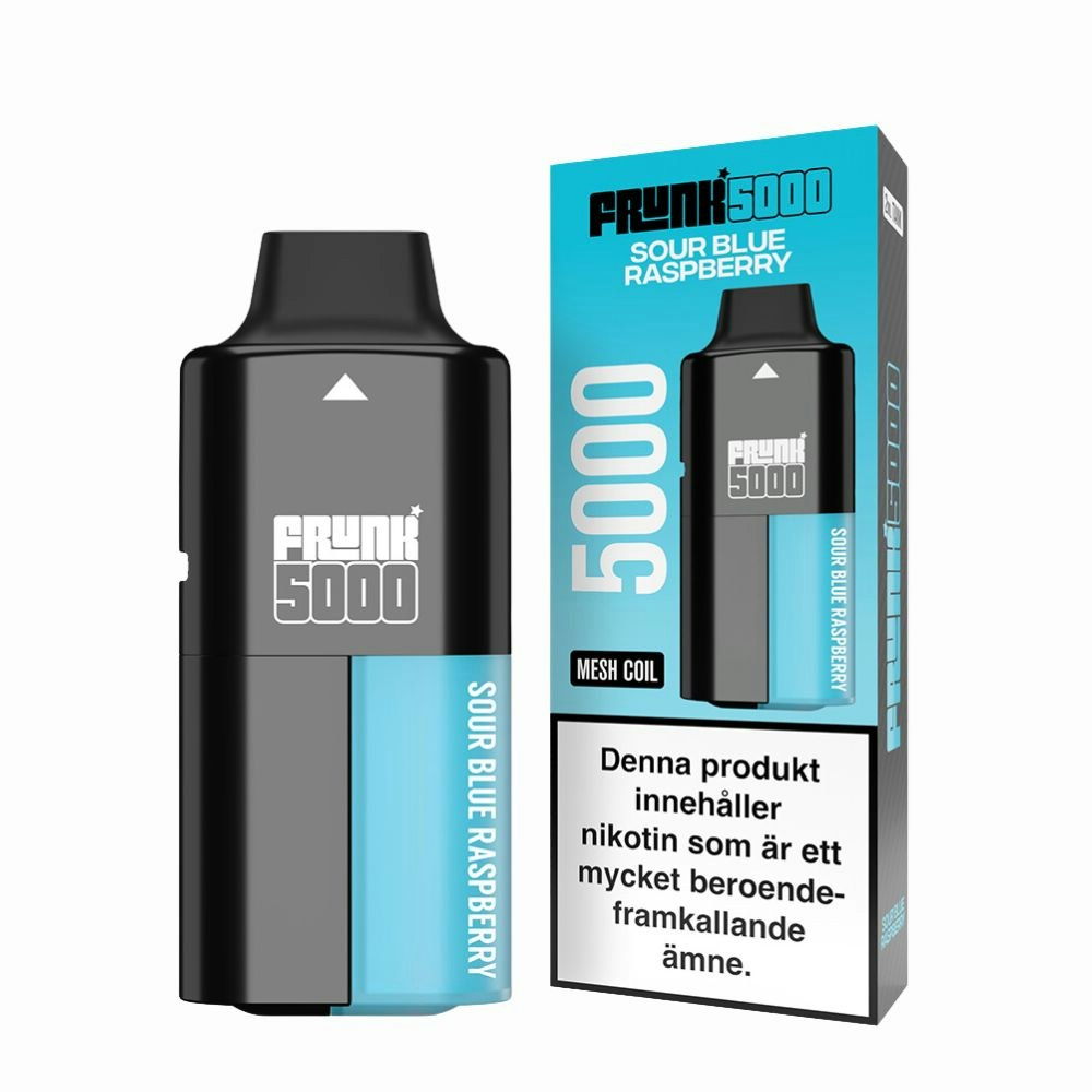 Frunk 5000 sour blue raspberry 14mg