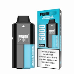 Frunk 5000 sour blue raspberry 14mg