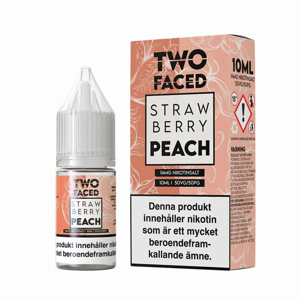 Two faced strawberry peach 14mg