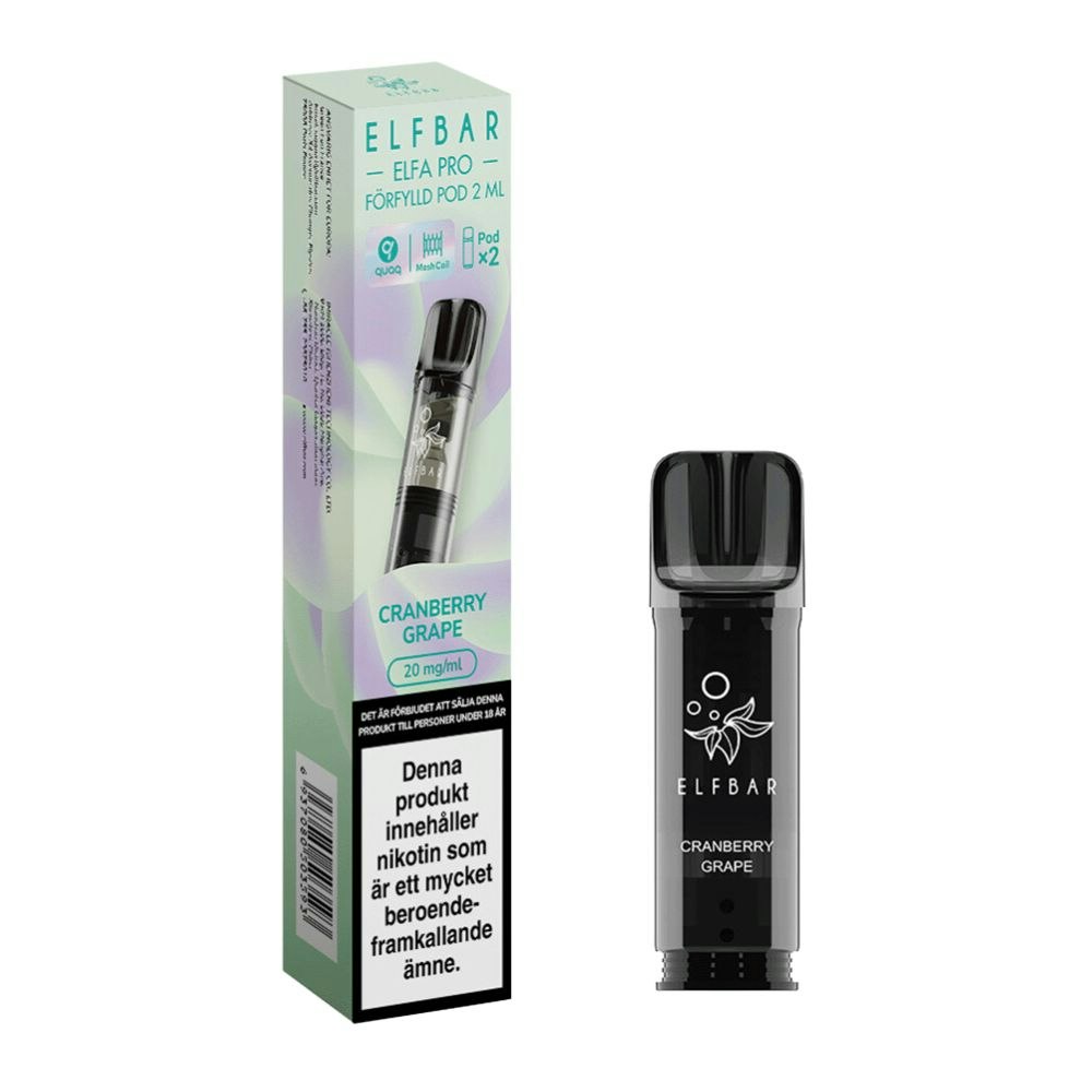 Elfbar pod 2-pack cranberry grape
