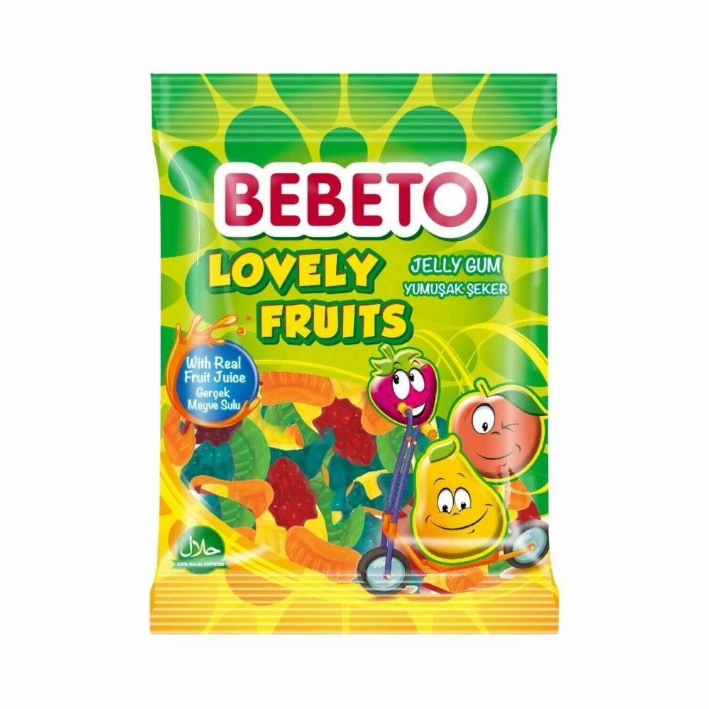 Bebeto Lovely Fruits 80g påse
