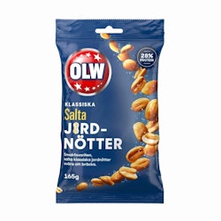 OLW salta jordnötter 165g