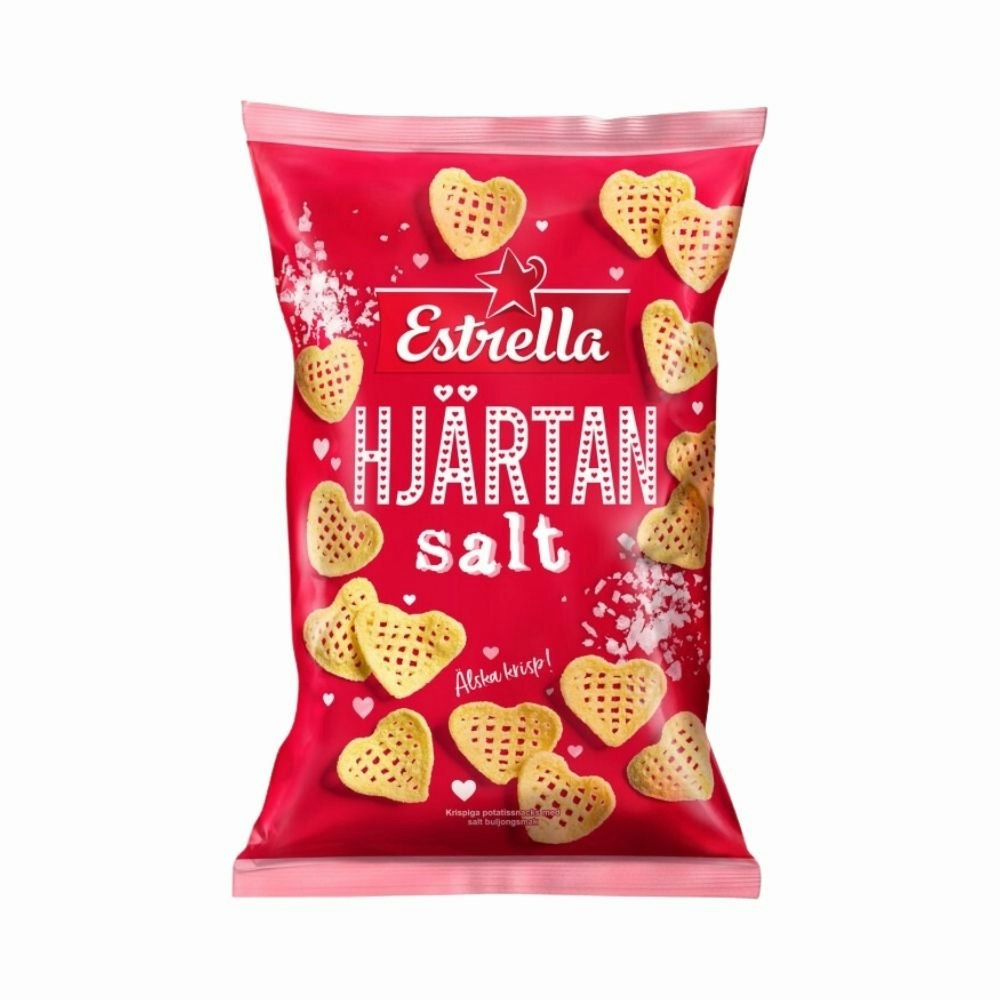 Estrella hjärtan salt 85g