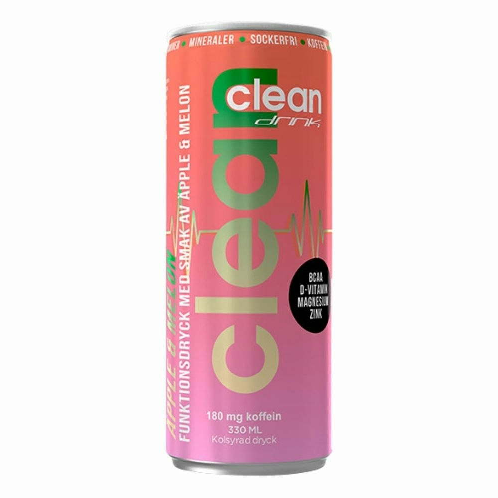 Clean drink äpple melon 33cl