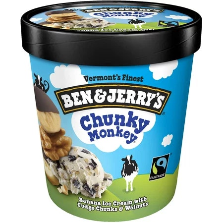 Ben & Jerrys chunky monkey