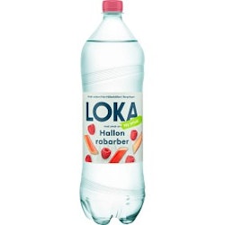 Loka hallon rabarber 1,5l