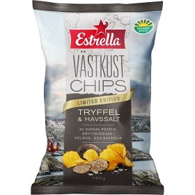 Estrella Västkustchips Tryffel Havssalt 160g