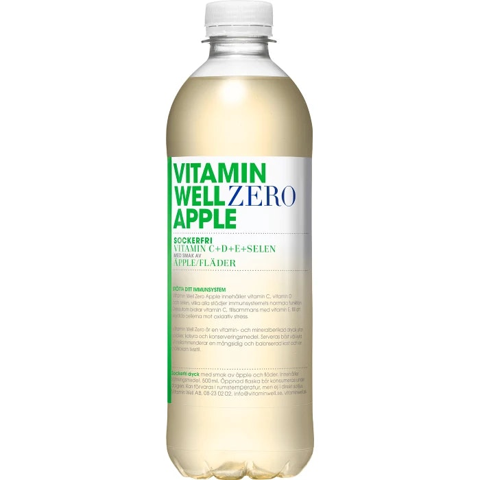 Vitamin well zero apple 50cl