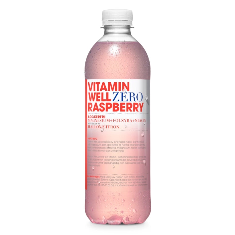 Vitamin well zero raspberry 50cl