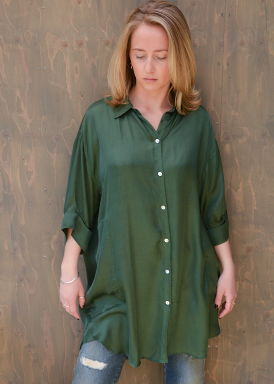 Limo Blouse Green