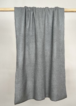 Gray Cashmere handcrafted knitted Wrap