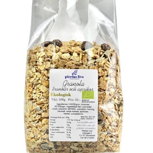 Granola tranbär och aprikos Ekologisk 400g