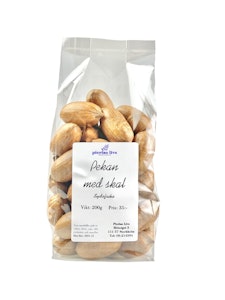 Pekannötter med skal 200g