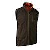 Gamekeeper Bonded Fleece Waistcoat, reversible