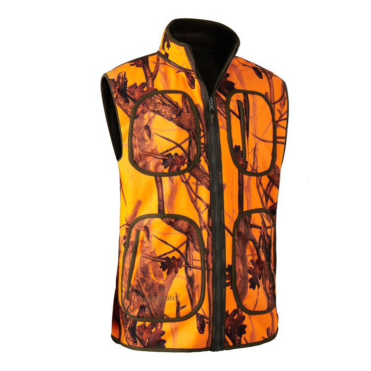 Gamekeeper Bonded Fleece Waistcoat, reversible