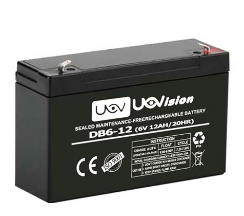 UOVision 6V / 12AH batteri