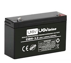 Batteri åtelkamera eller foderspridare 6V / 12AH batteri