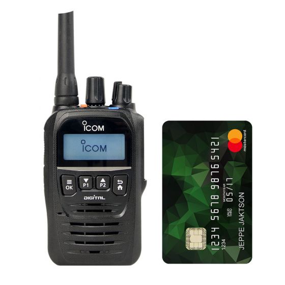 Jaktradio - ICOM ProHunt D52 Digital/Analog jaktradio med Bluetooth