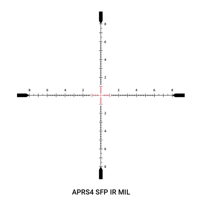 Athlon Midas HMR HD 2.5-15X50 Gen 2 SF SFP APRS4 Mil Illuminated