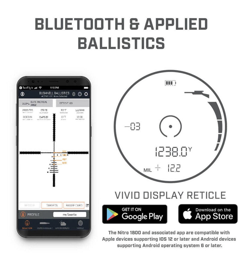 BUSHNELL NITRO 1800 LRF AVSTÅNDSMÄTARE