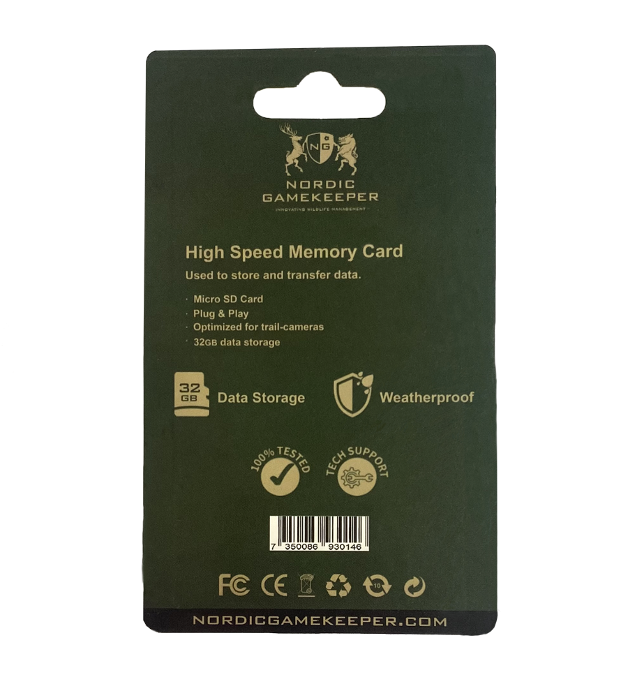 Nordic Gamekeeper - 32 GB MICRO SD-KORT