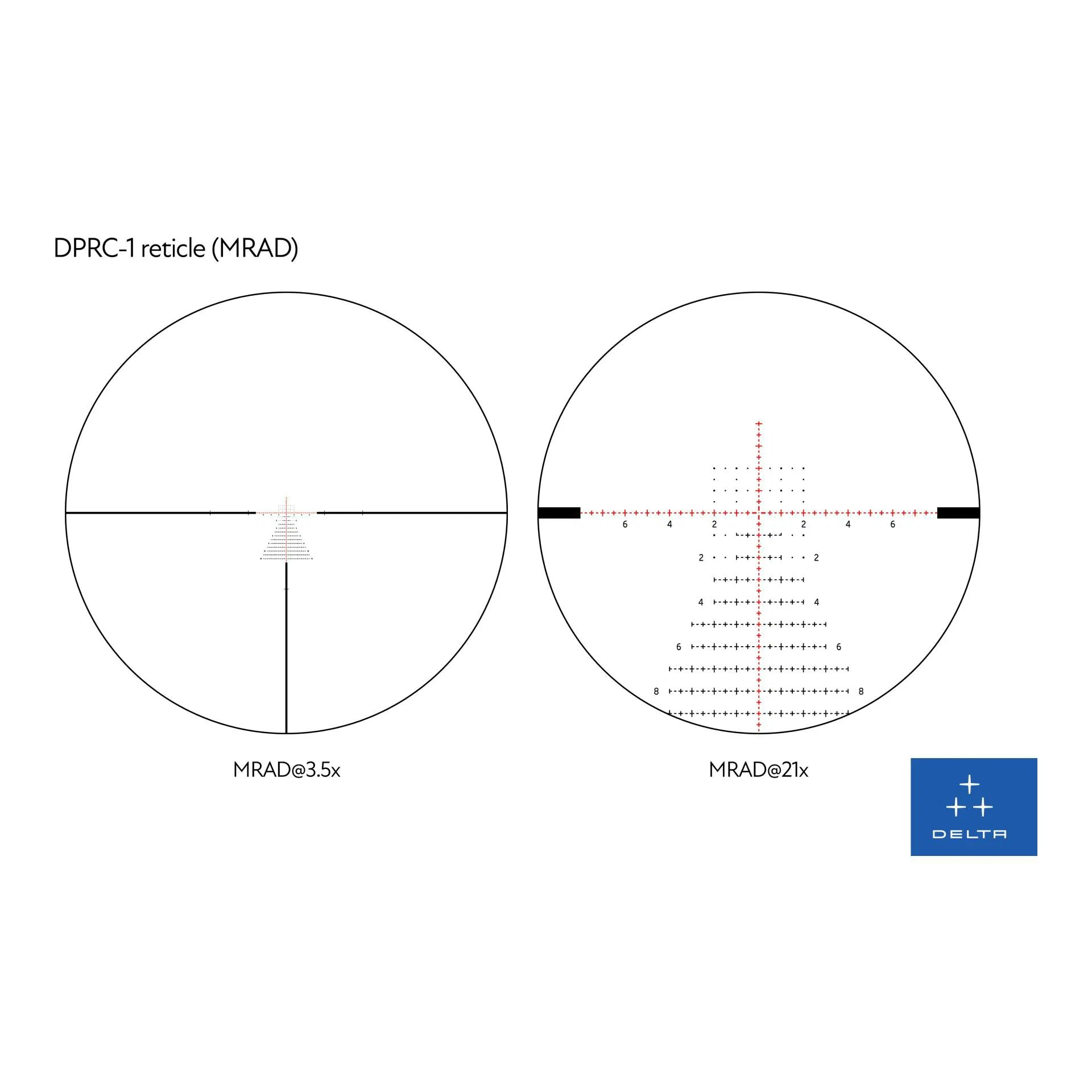 *NYHET* Delta Optical Stryker HD 3.5-21x44 DPRC-1 FFP MIL