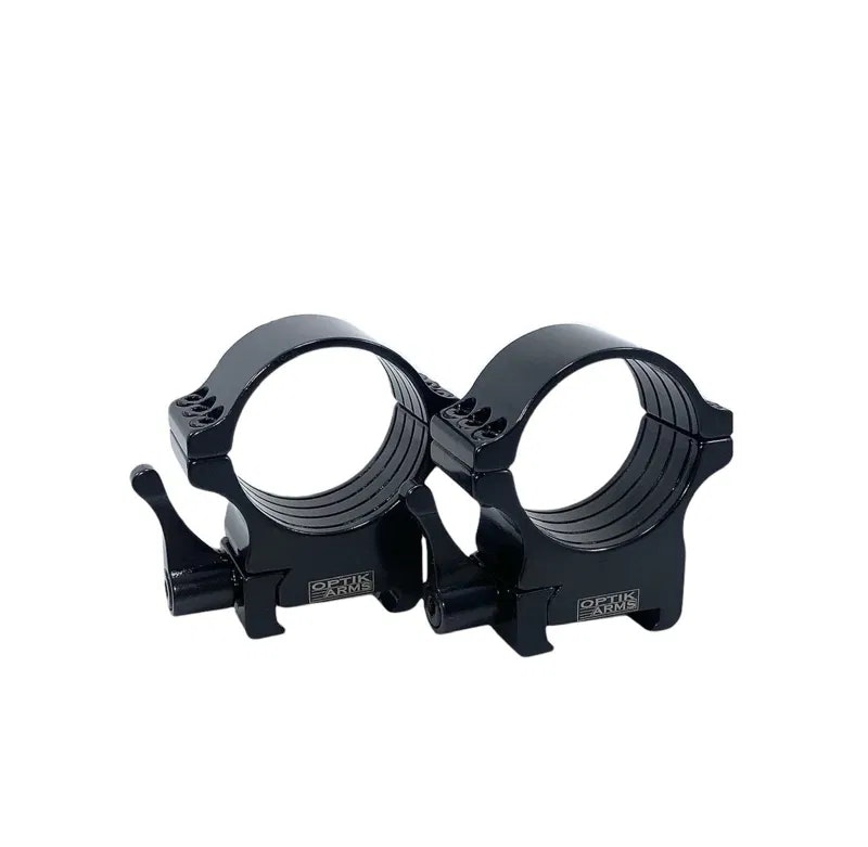 Optik Arms - Tactical weaver rings - 30 mm, quick-release