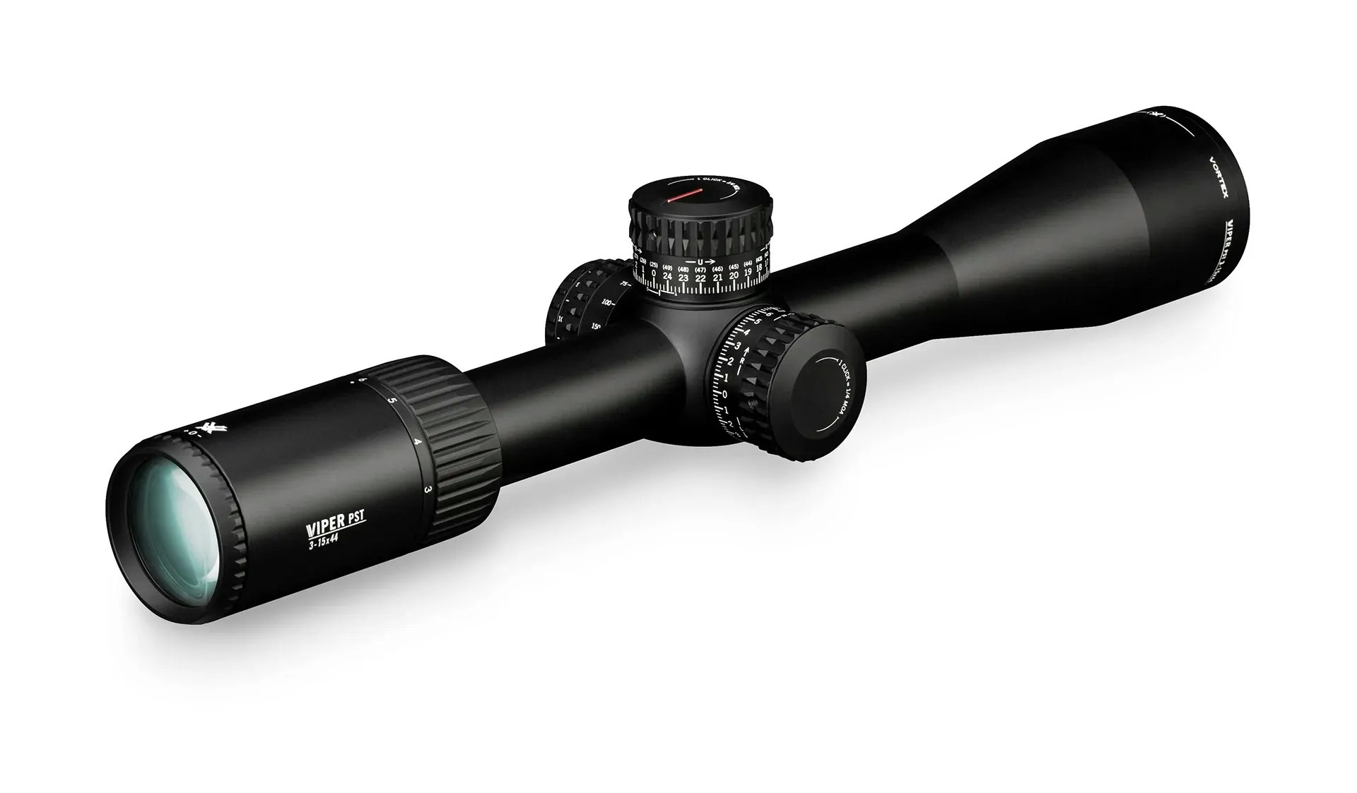 Vortex - Viper PST Gen 2 3–15x44 riktm EBR-4 belyst (MOA)