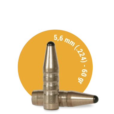 Fox Classic Hunter 5,6 mm (.224) - 60 gr, 50 ask