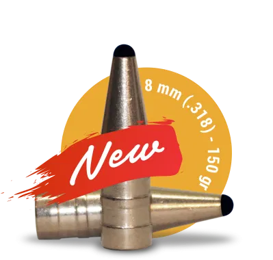 Fox Classic Hunter 8 mm (.318) - 150 gr, 50 ask