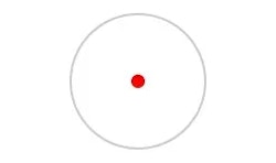 Holosun Red 6 MOA Dot, 7075 Aluminum, Enclosed