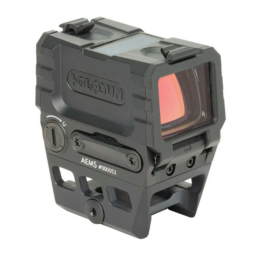 Holosun AEMS GR, 7075 Aluminum/Solar/Circle Dot/Green