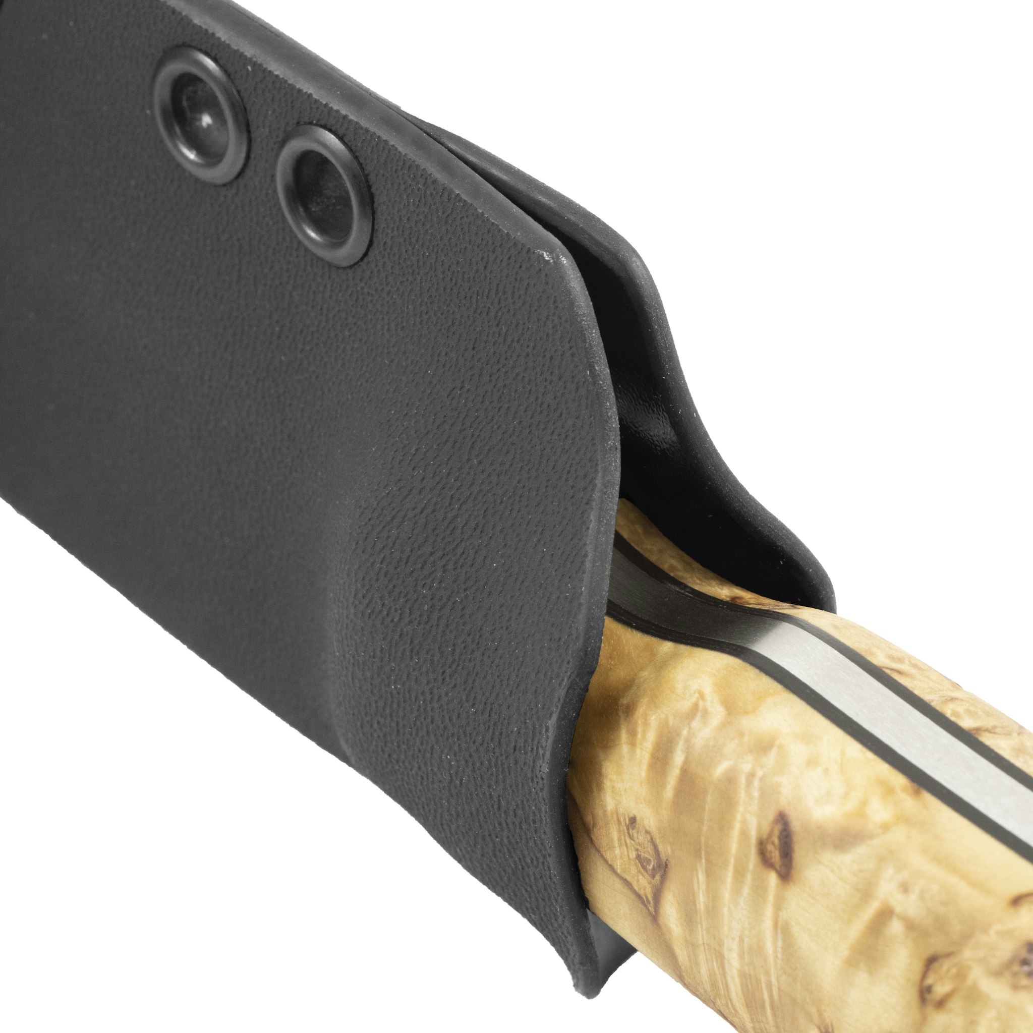 Casström No.10 Swedish Forest Knife, Stabiliserad masur, Rostfritt, Kydex