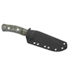 Casström No.10 Swedish Forest Knife, Stabiliserad masur Ocean, Rostfritt, Kydex