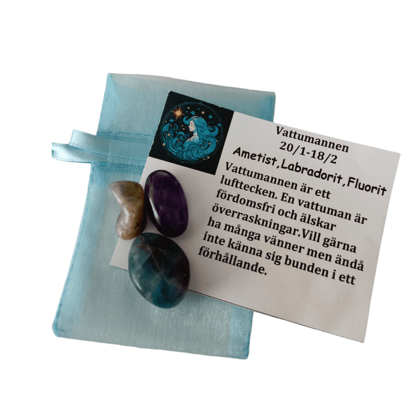 Kristallpåse - Stjärntecken - Amuletten