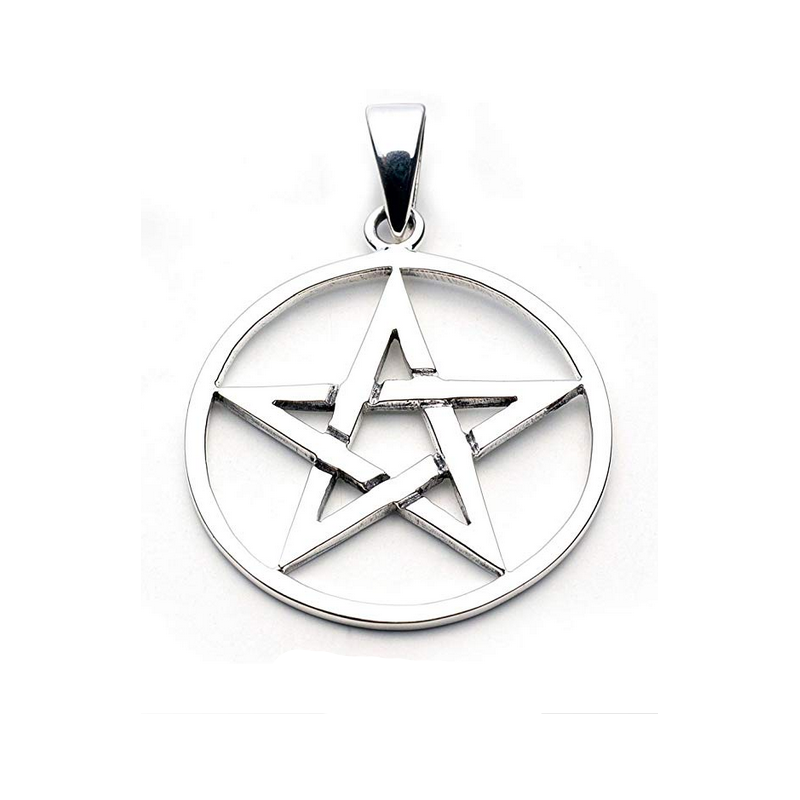 Hänge - Pentagram, silver 30 mm