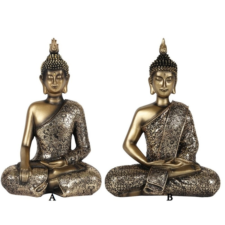 Buddha - Antik guld utseende