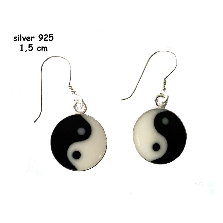 Örhänge, yin yang - Amuletten