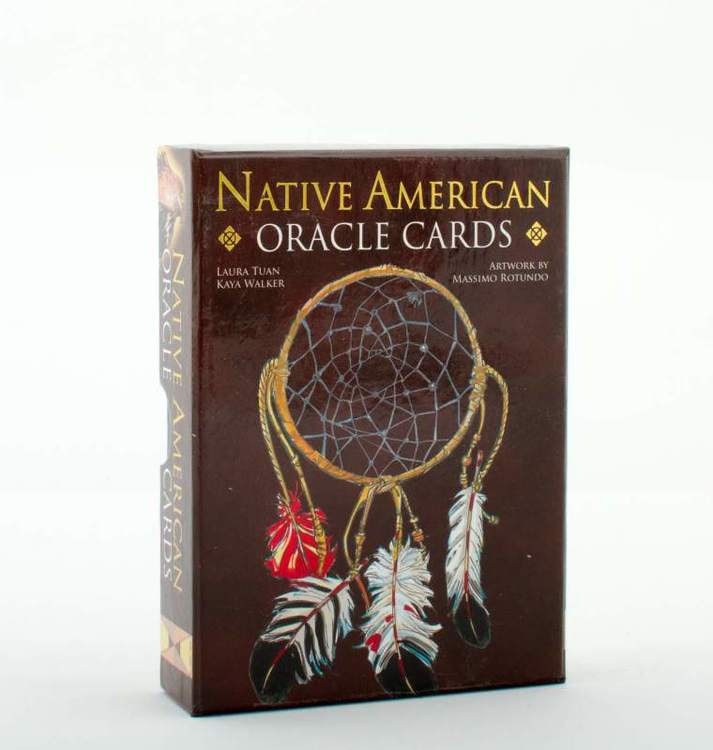 Native American orakelkort, engelska
