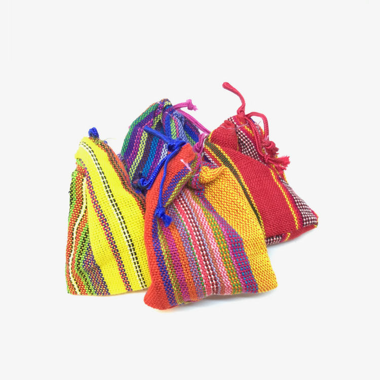 6 st Worry Dolls i påse