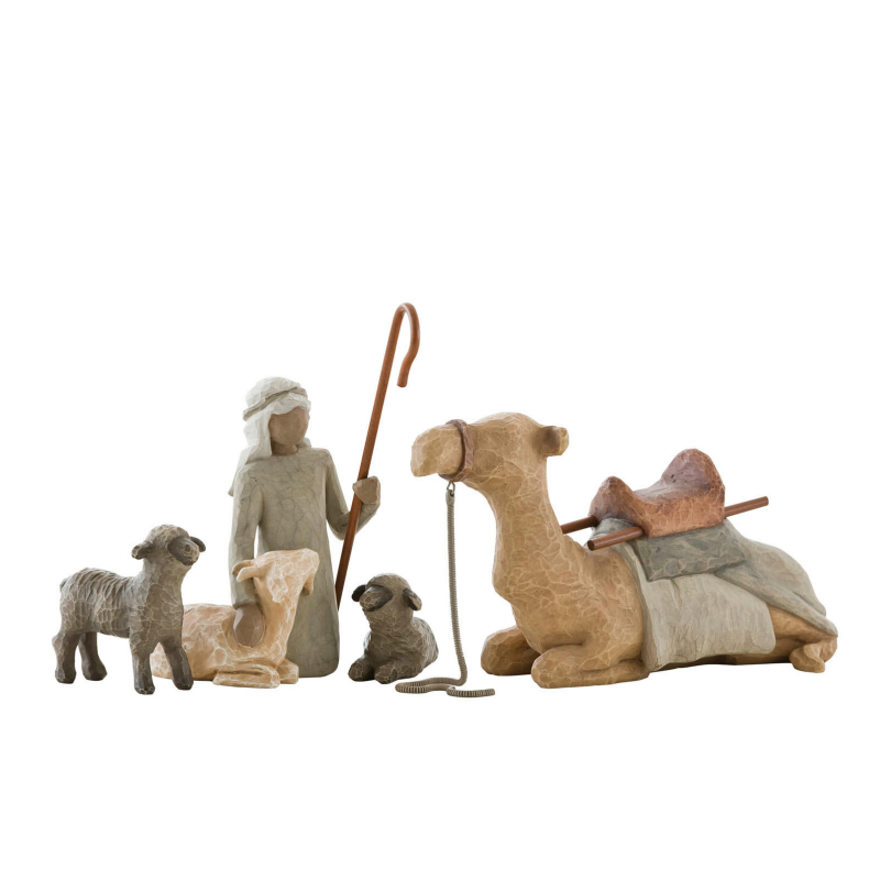 Shepherd and Stable Animals, Willow Tree