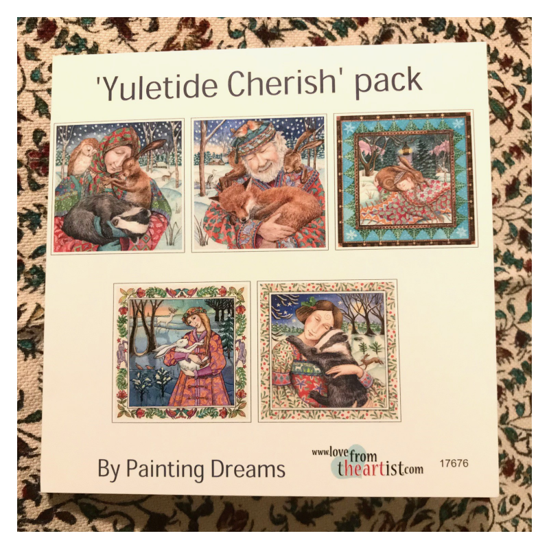 Yule / Julkort Painting Dreams 5-pack