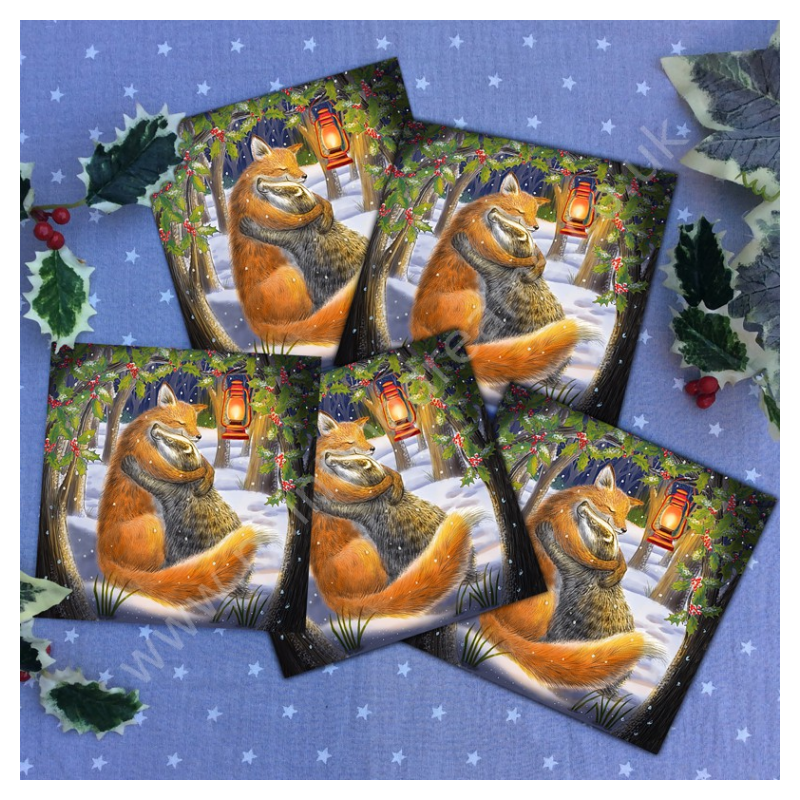 Yule / Julkort Painting Dreams 5-pack