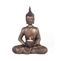Buddhastaty, för värmeljus